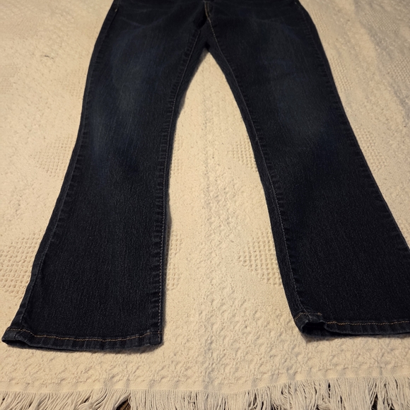 Signature by Levi Strauss Women's Straight Leg Jeans - Dark Blue - Picture 1 of 4